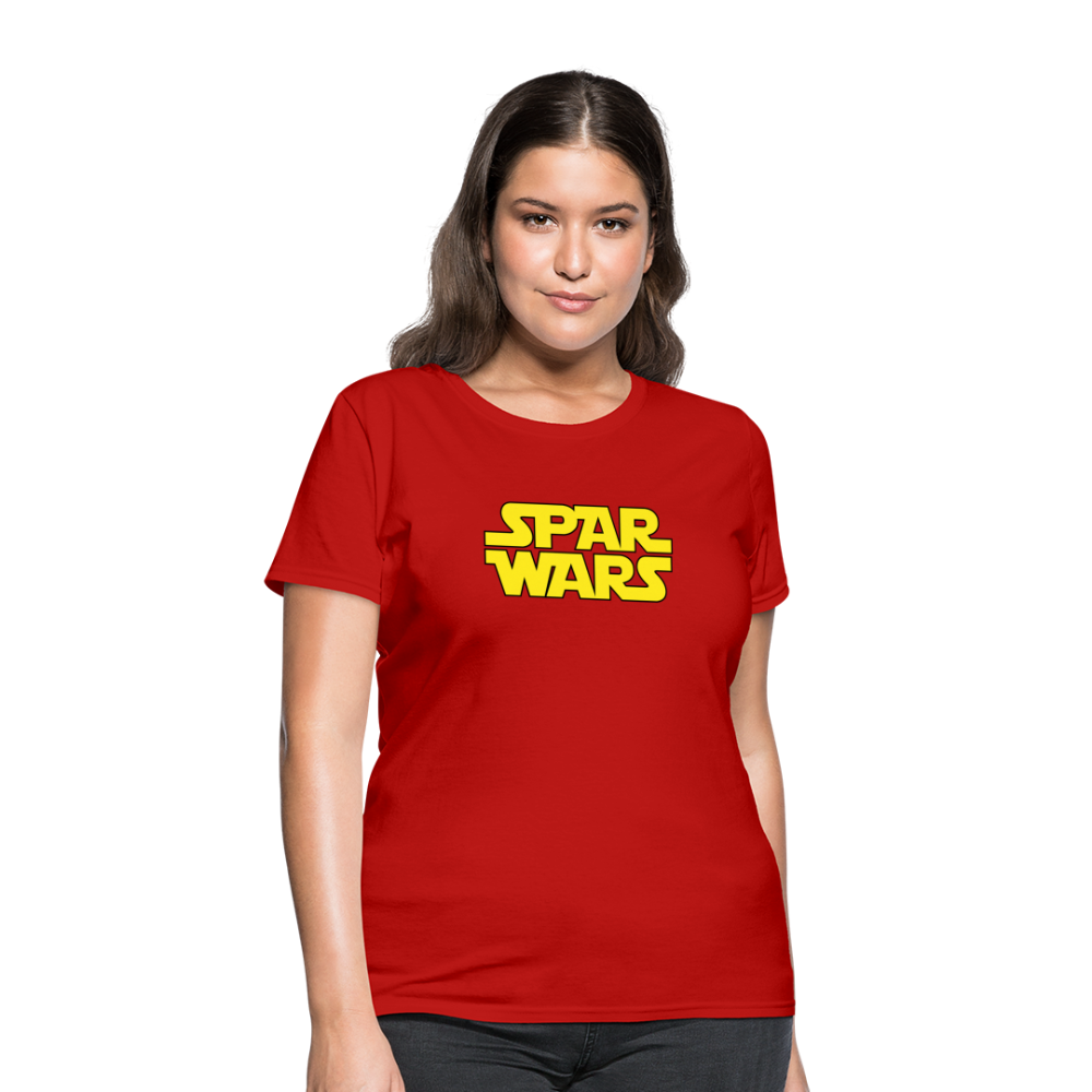 Spar Wars Muay Thai Women's T-Shirt - red