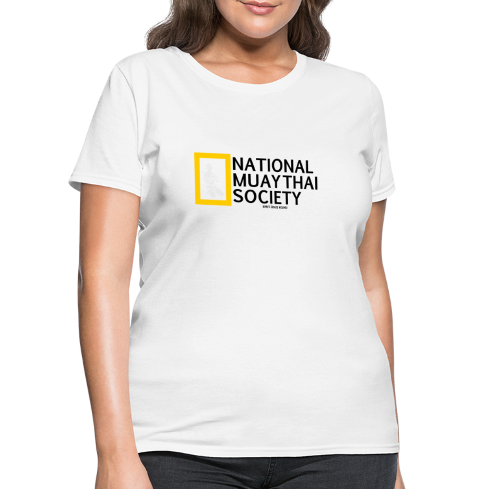 National Muay Thai Society Women's T-Shirt - white