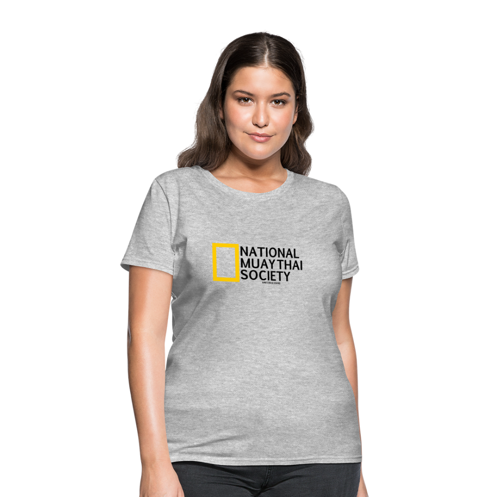 National Muay Thai Society Women's T-Shirt - heather gray
