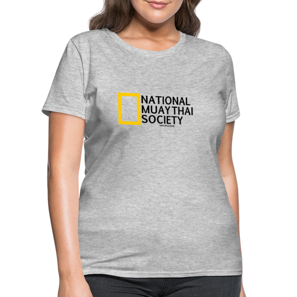National Muay Thai Society Women's T-Shirt - heather gray