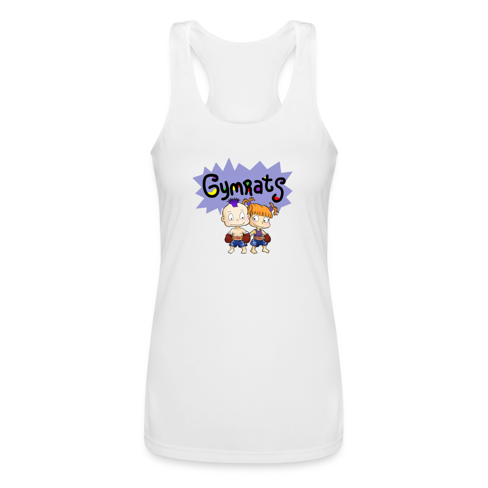 GymRats Muay Thai Women’s Racerback Tank Top - white