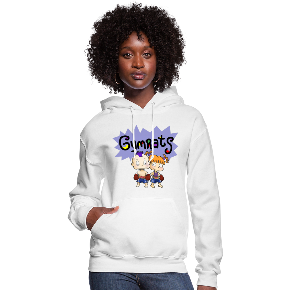 GymRats Muay Thai Women's Hoodie - white