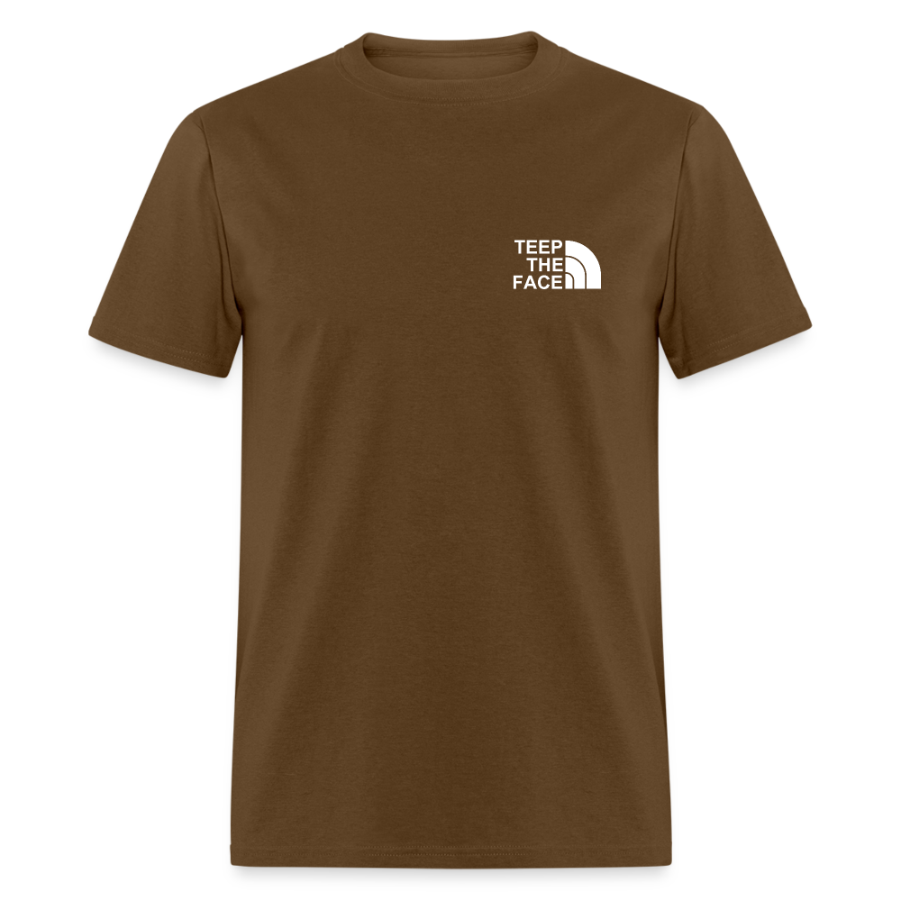 Teep The Face Classic T-Shirt - brown