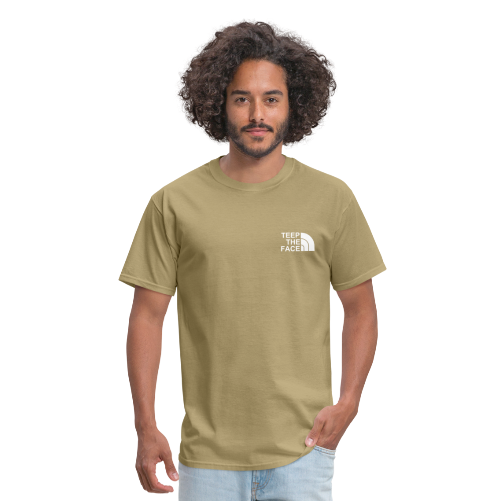 Teep The Face Classic T-Shirt - khaki