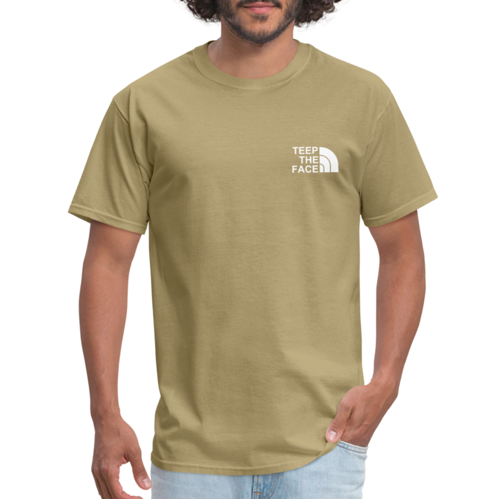 Teep The Face Classic T-Shirt - khaki