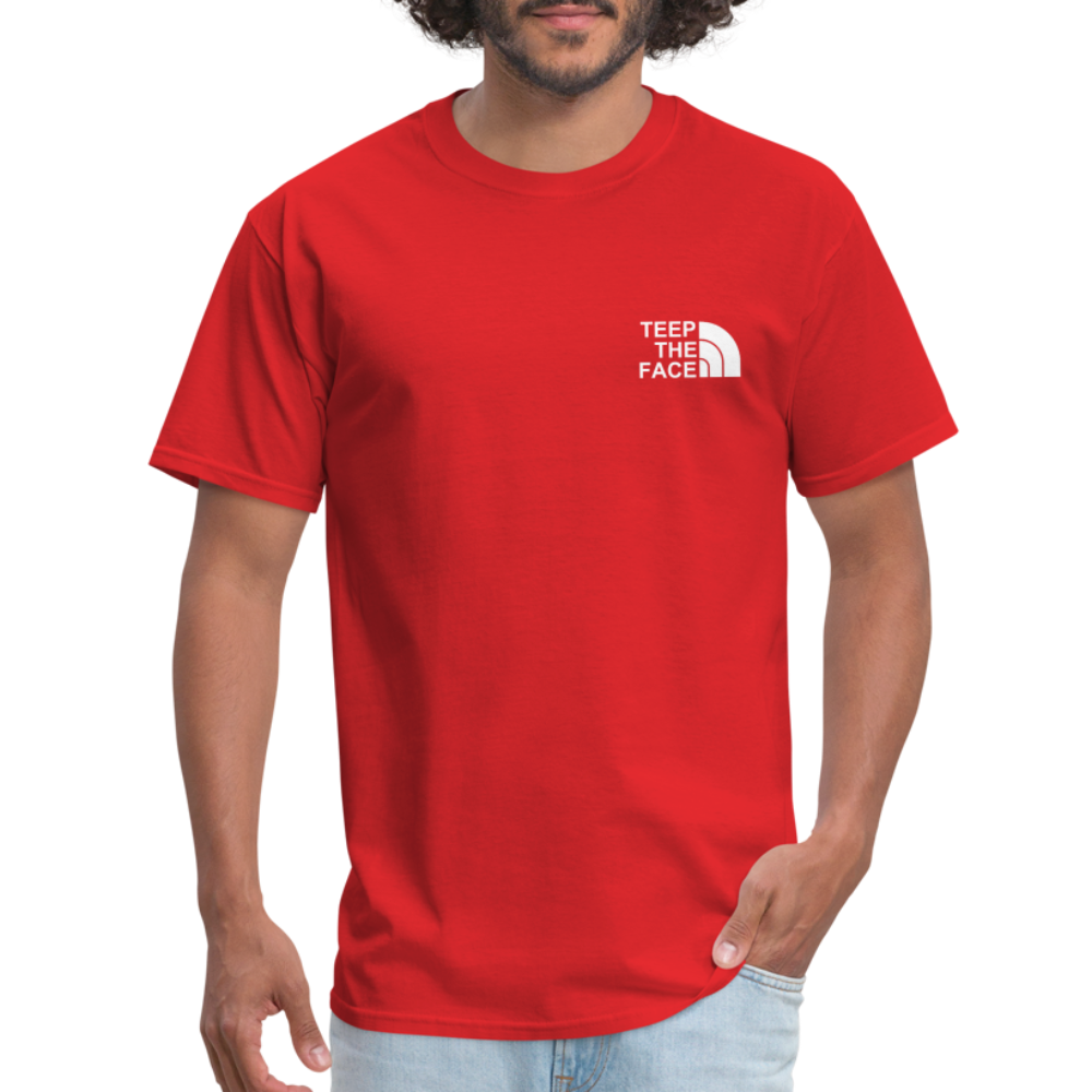 Teep The Face Classic T-Shirt - red