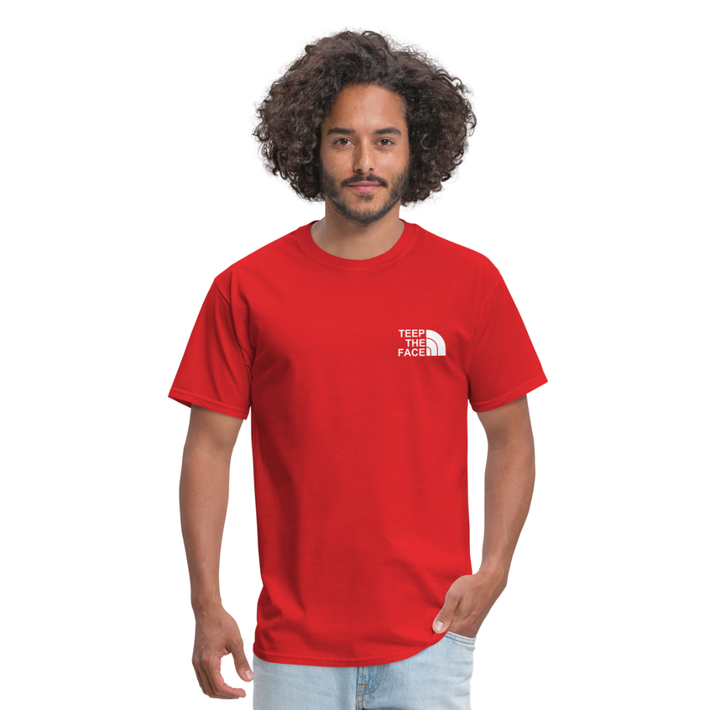 Teep The Face Classic T-Shirt - red
