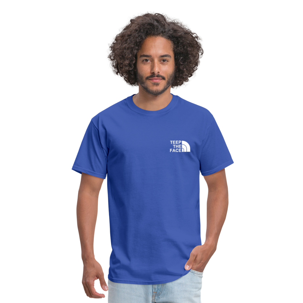 Teep The Face Classic T-Shirt - royal blue