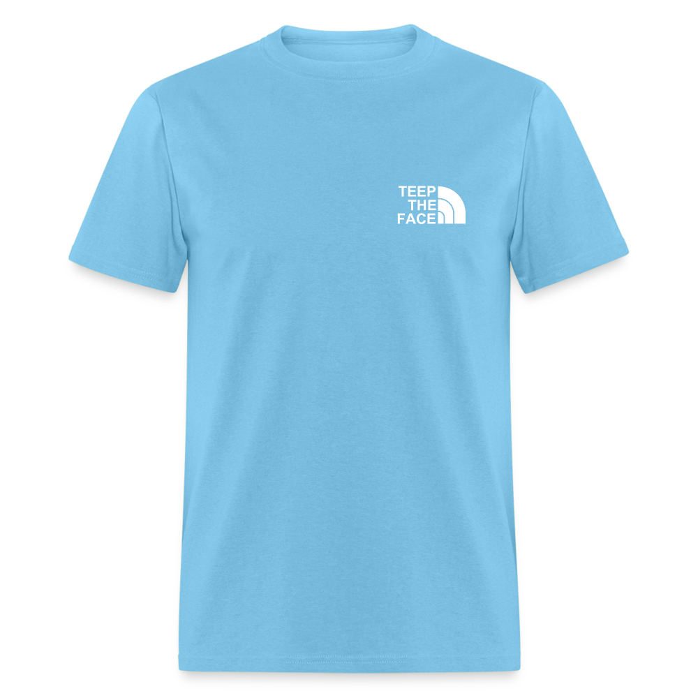 Teep The Face Classic T-Shirt - aquatic blue