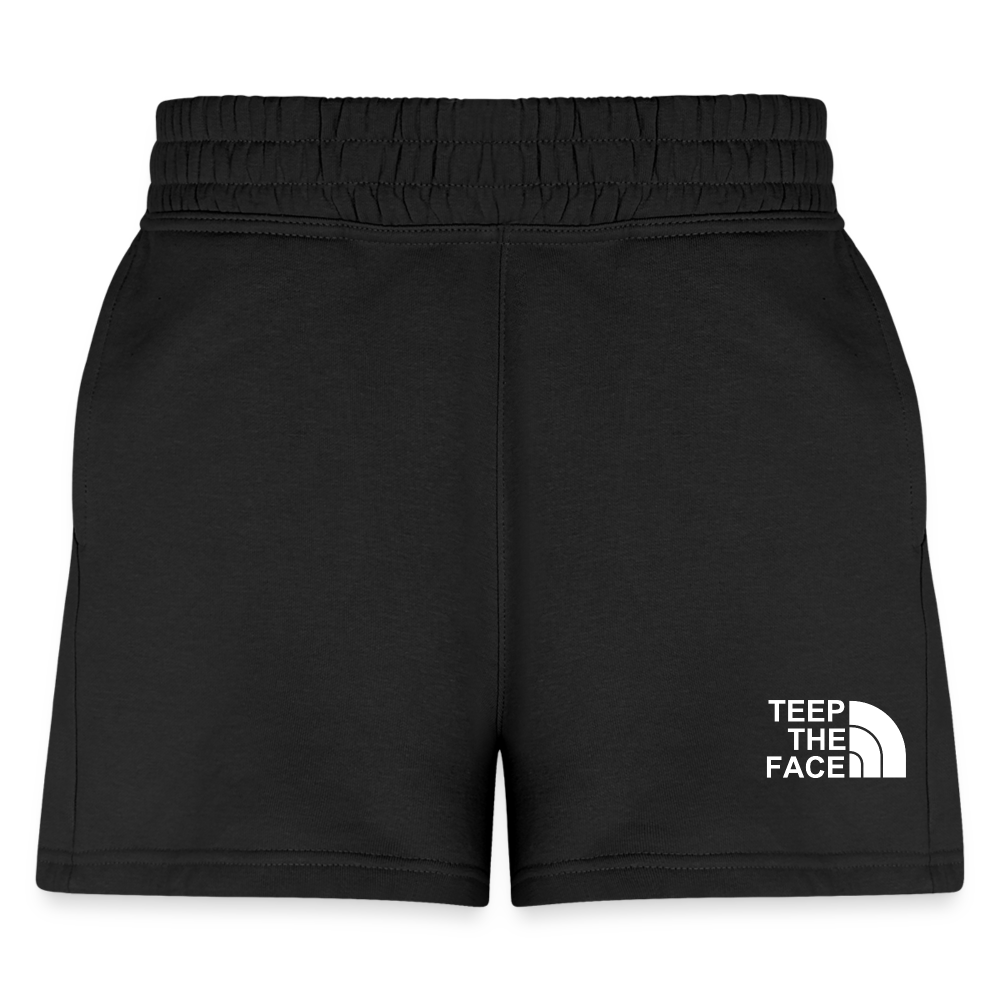 Teep The Face Women's Jogger Short - black