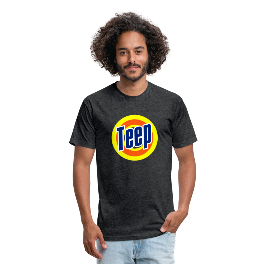 Teep! Fitted Cotton/Poly T-Shirt - heather black