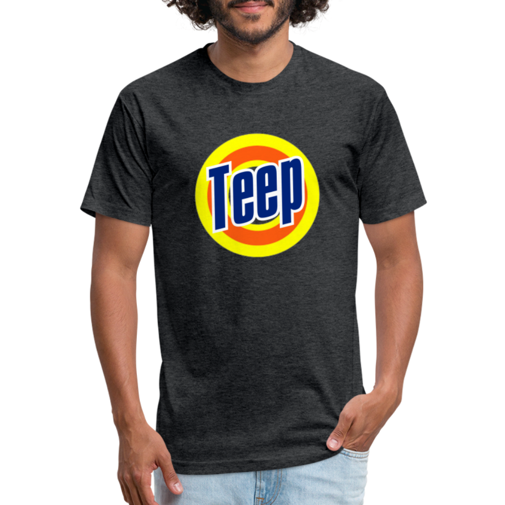 Teep! Fitted Cotton/Poly T-Shirt - heather black