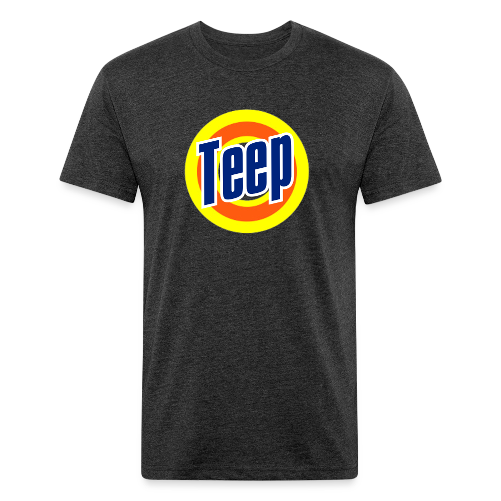 Teep! Fitted Cotton/Poly T-Shirt - heather black