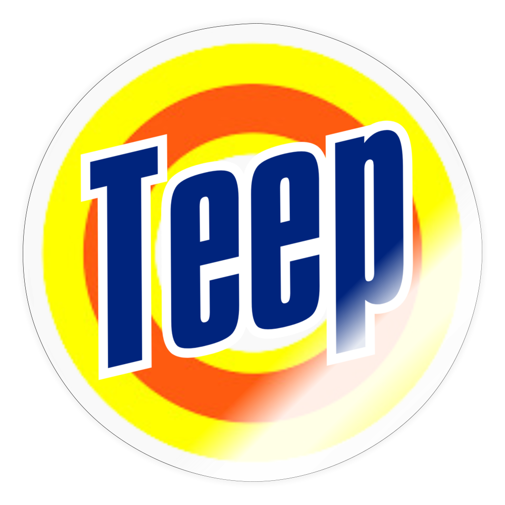 Teep Sticker - transparent glossy