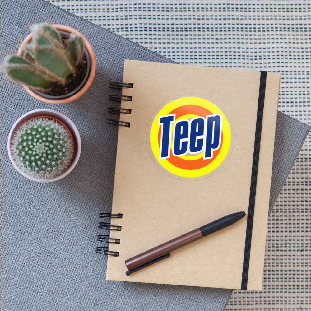 Teep Sticker - transparent glossy