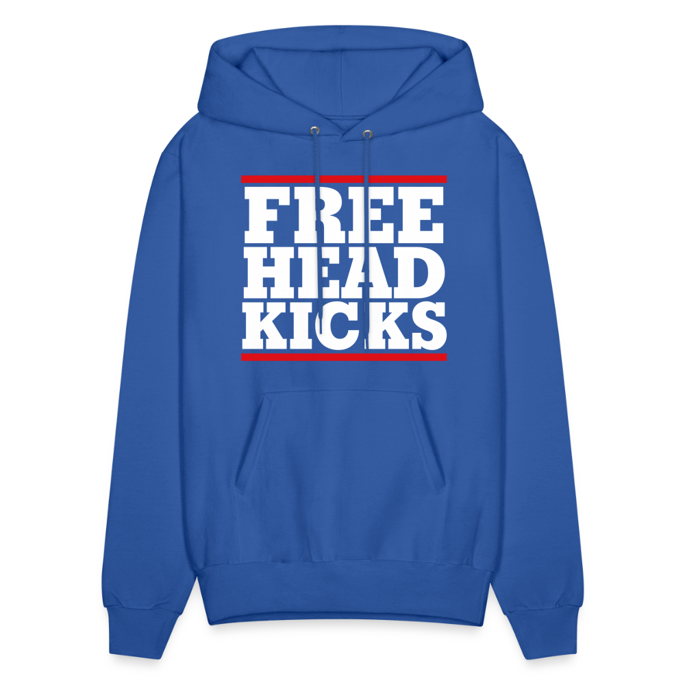 Free Head Kicks Men's Hoodie - royal blue