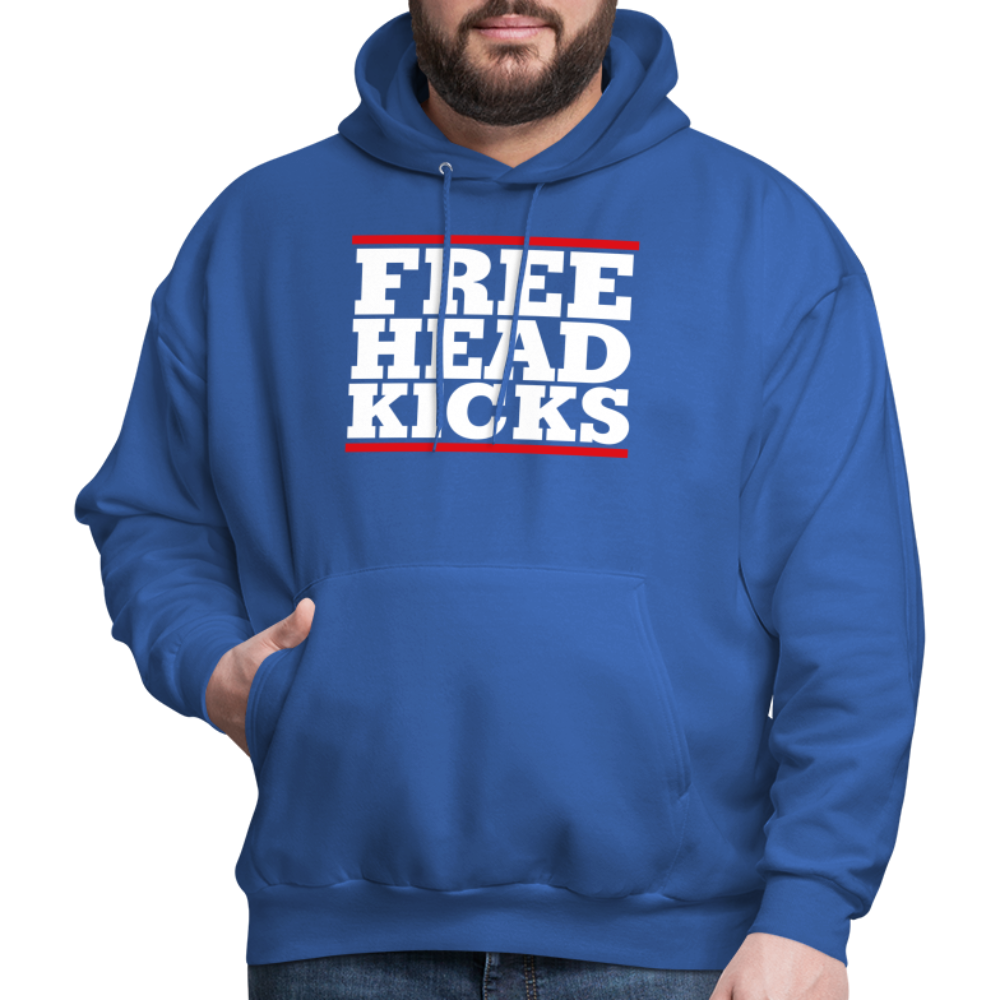 Free Head Kicks Men's Hoodie - royal blue