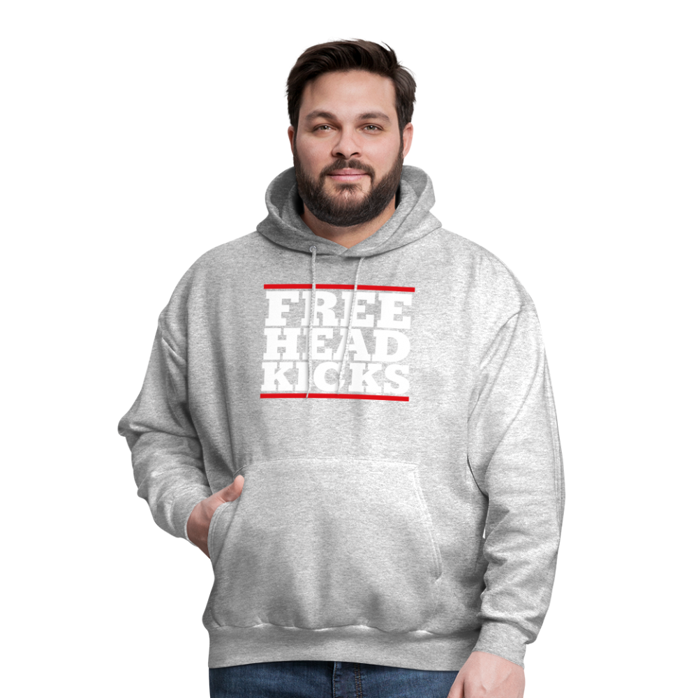 Free Head Kicks Men's Hoodie - heather gray