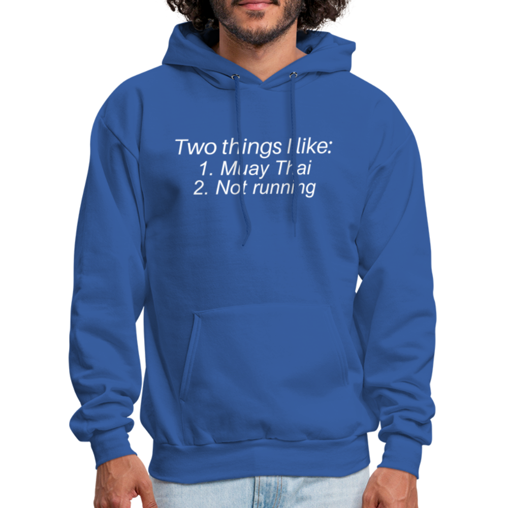 Two things i like Men's Hoodie - royal blue