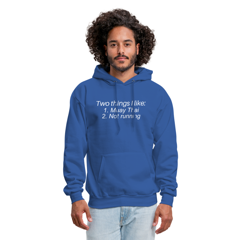 Two things i like Men's Hoodie - royal blue