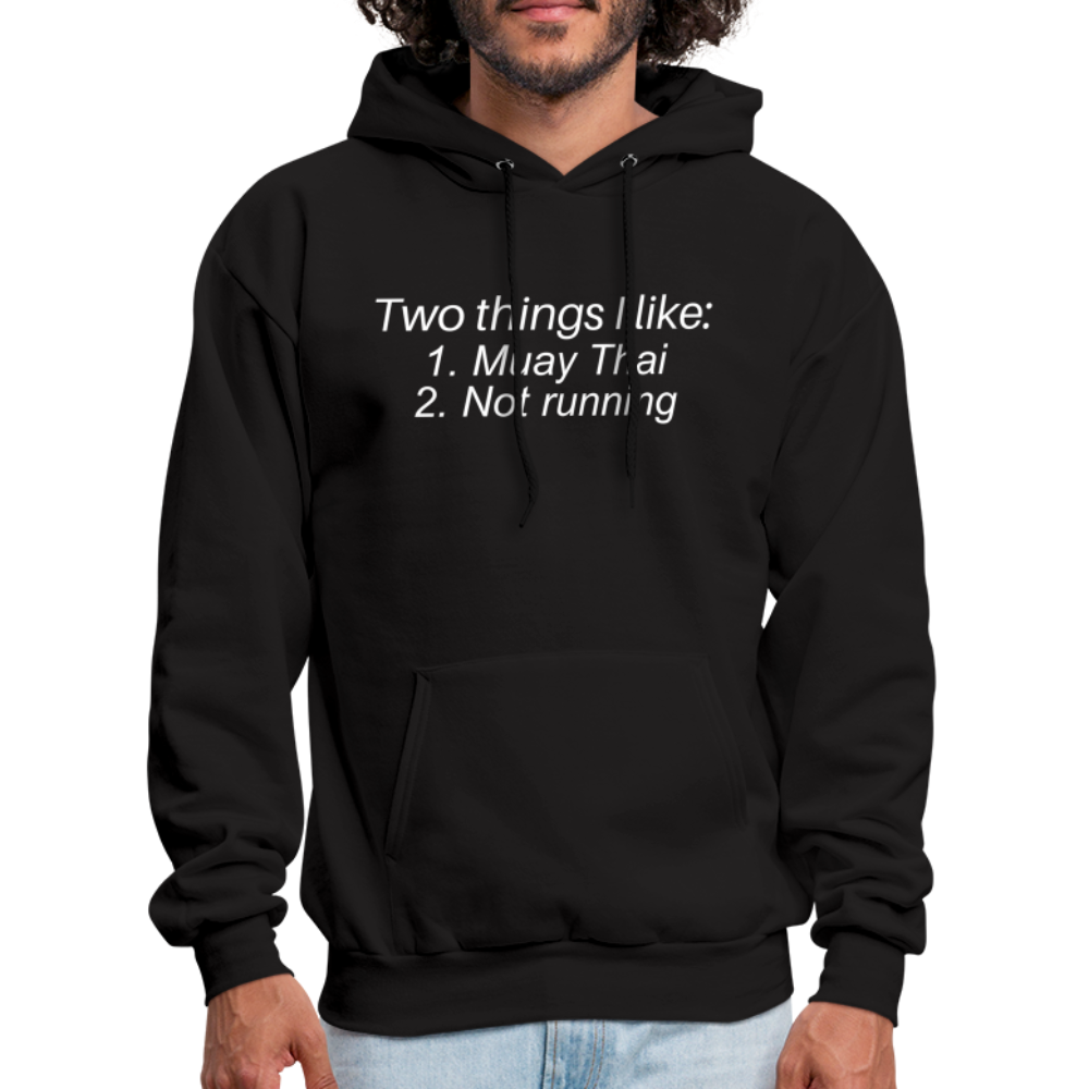 Two things i like Men's Hoodie - black