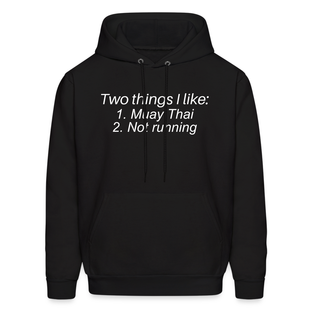 Two things i like Men's Hoodie - black