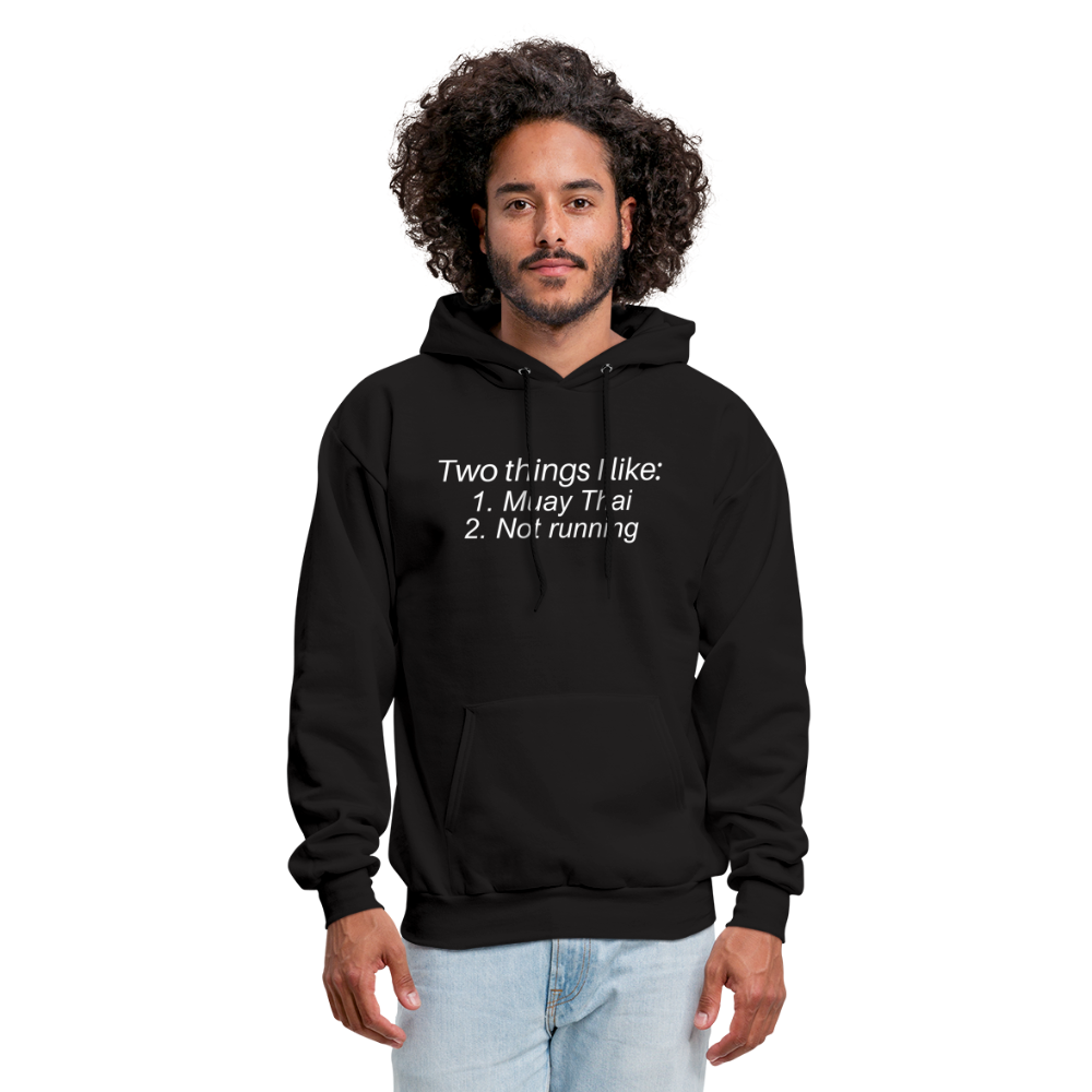 Two things i like Men's Hoodie - black