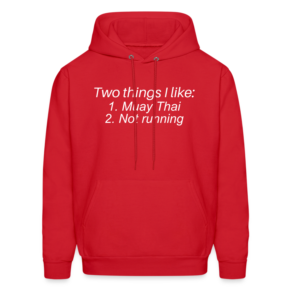 Two things i like Men's Hoodie - red