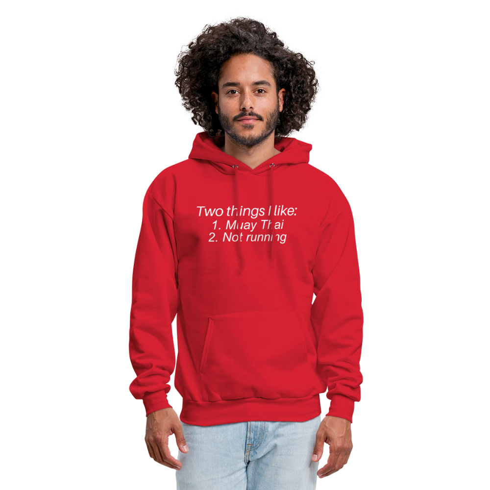 Two things i like Men's Hoodie - red