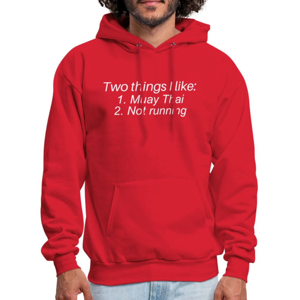 Two things i like Men's Hoodie - red