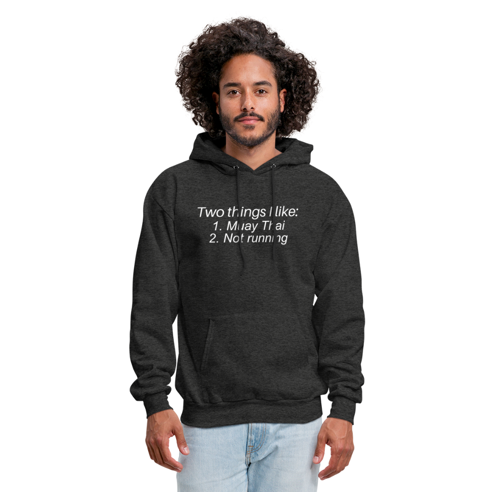 Two things i like Men's Hoodie - charcoal grey