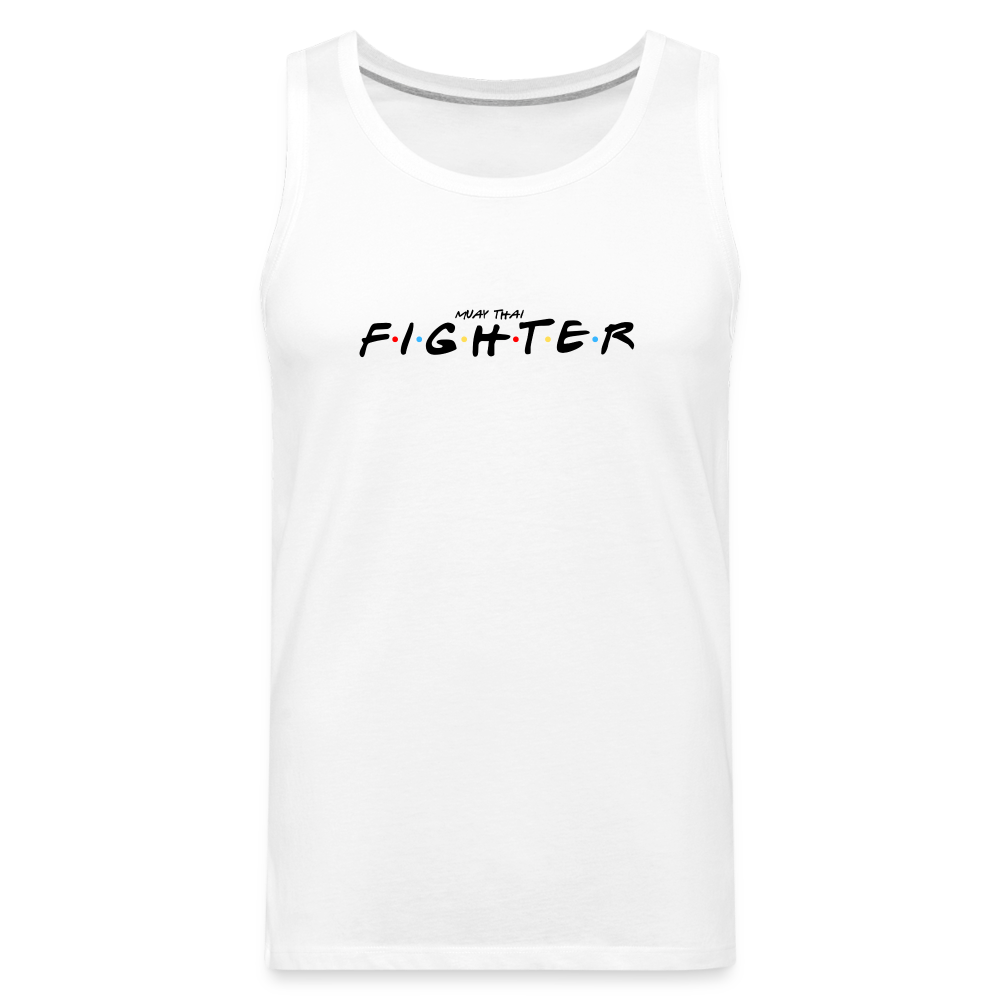 Fighter Men’s Premium Tank - white