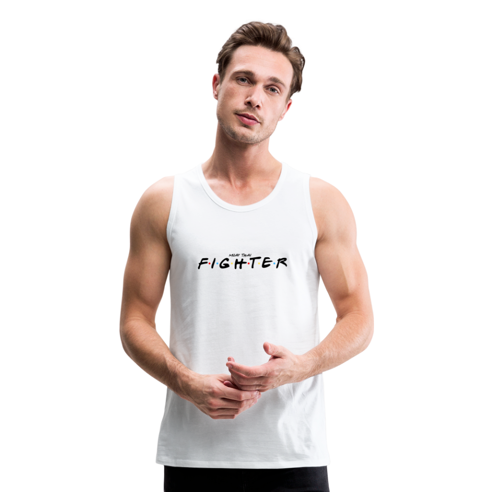 Fighter Men’s Premium Tank - white