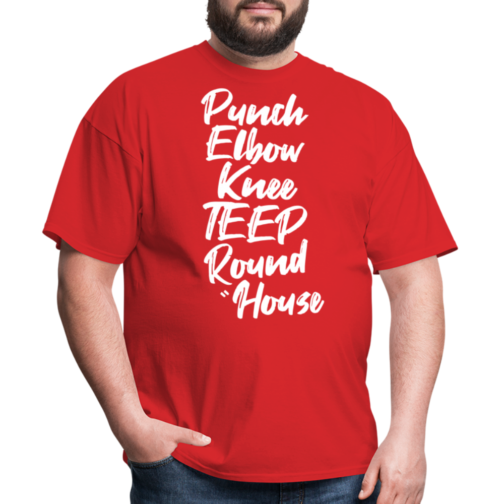 Muay Thai Weapons Classic T-Shirt - red