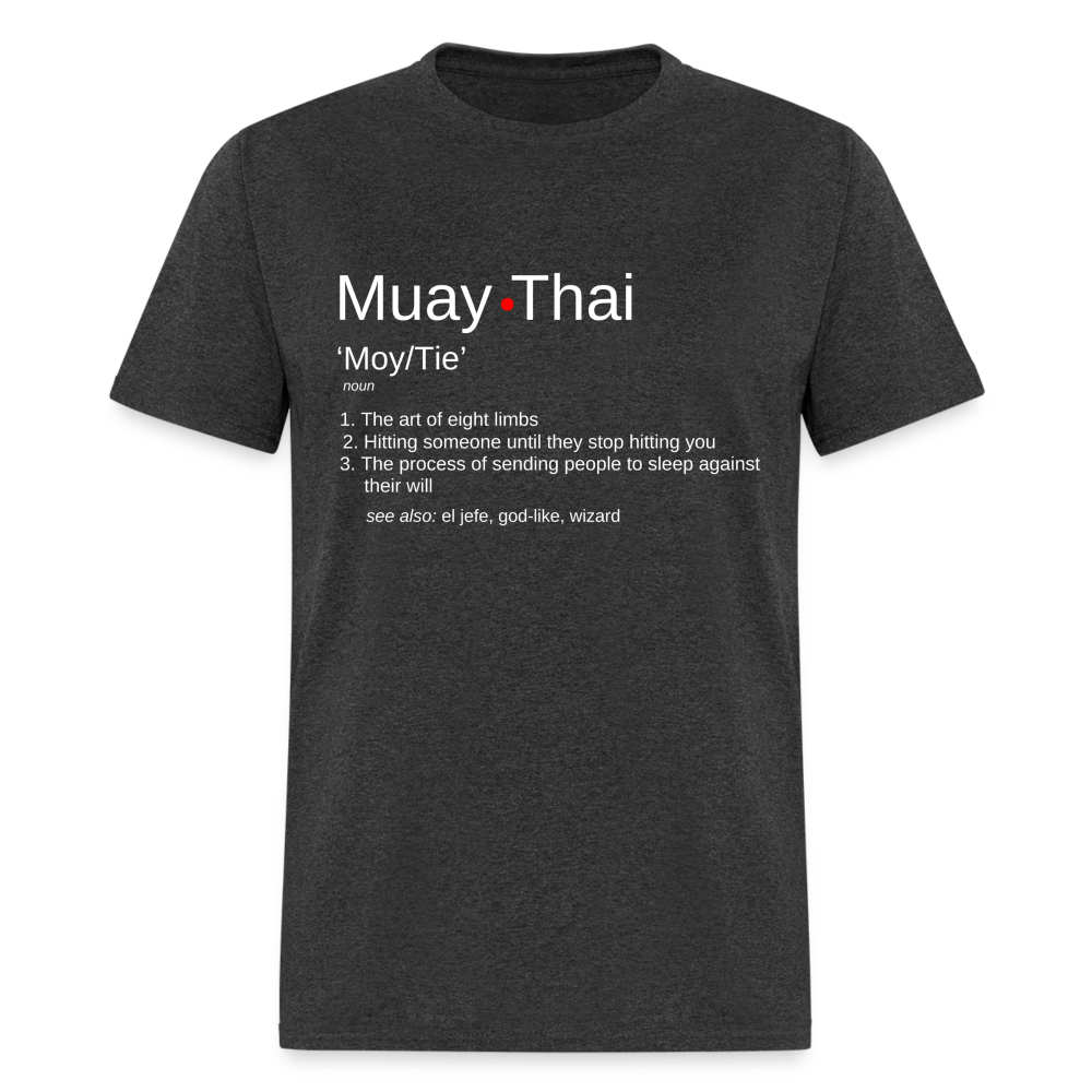 Muay Thai Definition Unisex T-Shirt - heather black