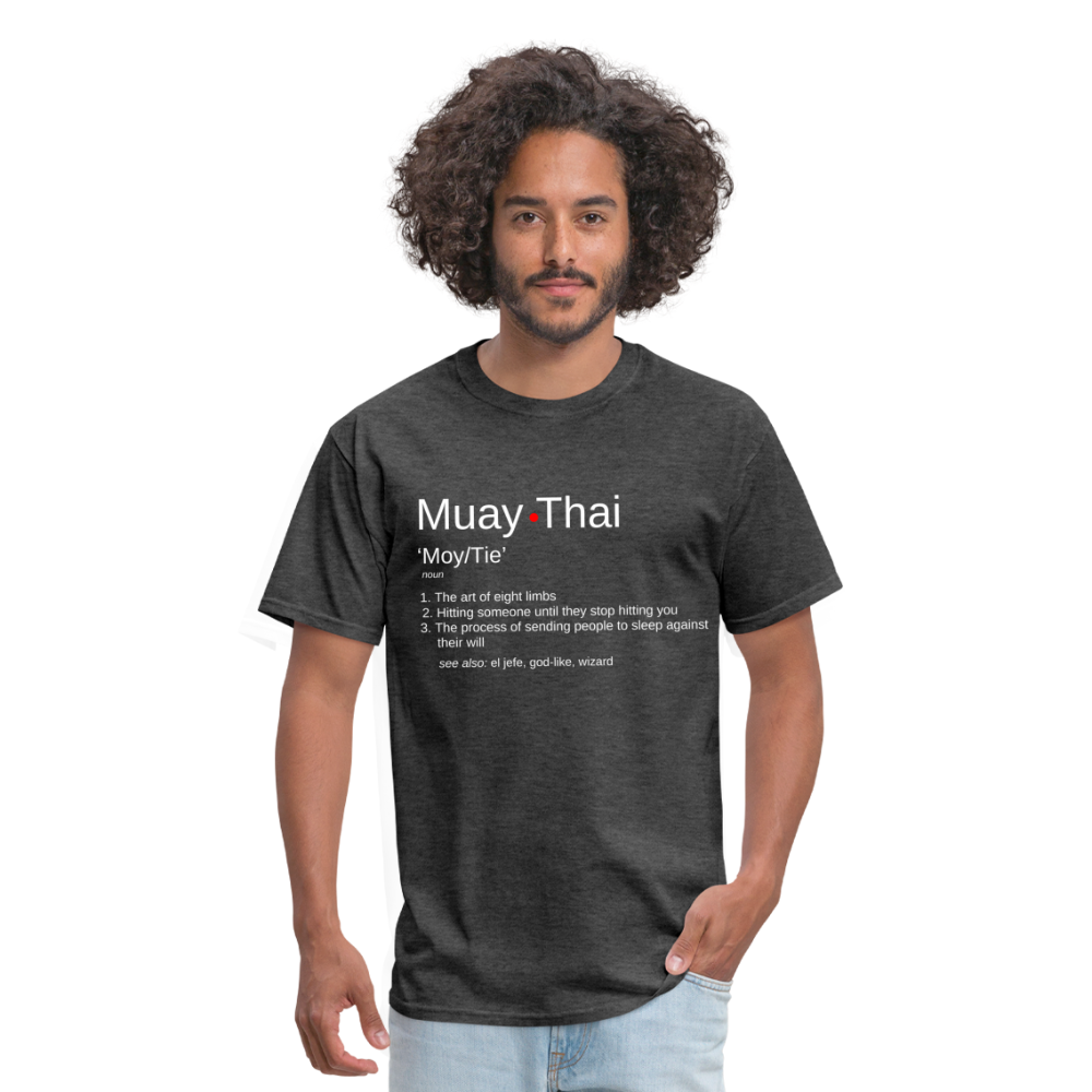 Muay Thai Definition Unisex T-Shirt - heather black
