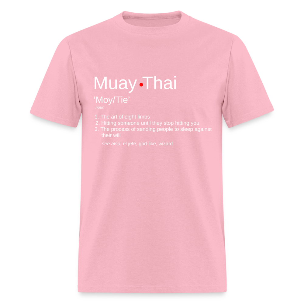 Muay Thai Definition Unisex T-Shirt - pink