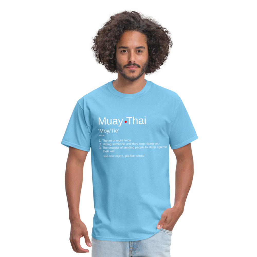 Muay Thai Definition Unisex T-Shirt - aquatic blue