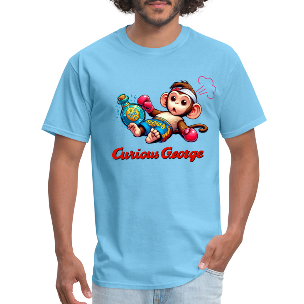 Curious George Classic T-Shirt - aquatic blue