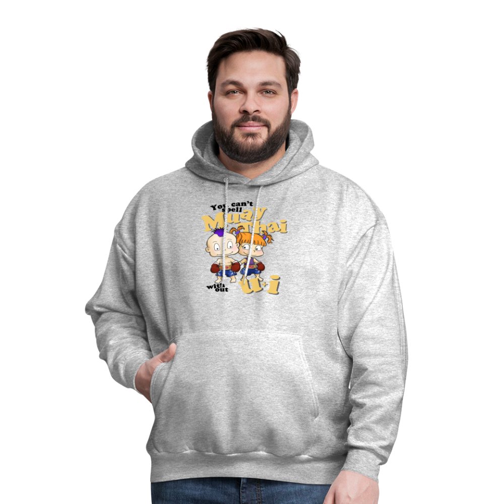 Muay Thai Hoodie - heather gray
