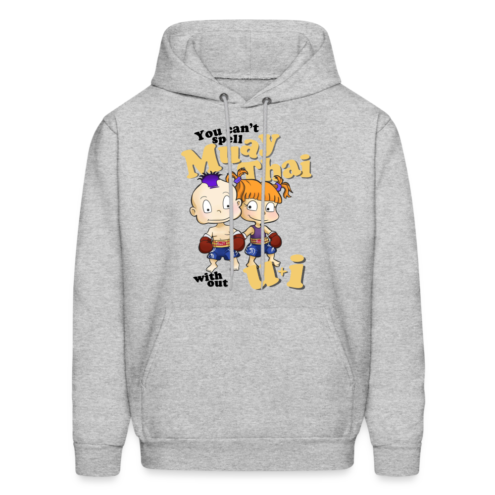 Muay Thai Hoodie - heather gray