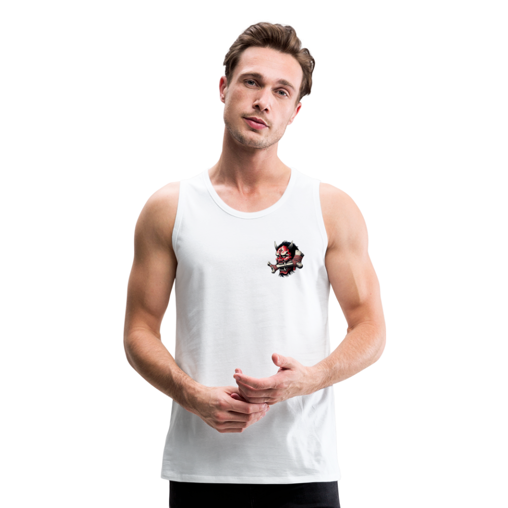 Leg Kick Society Tank - white