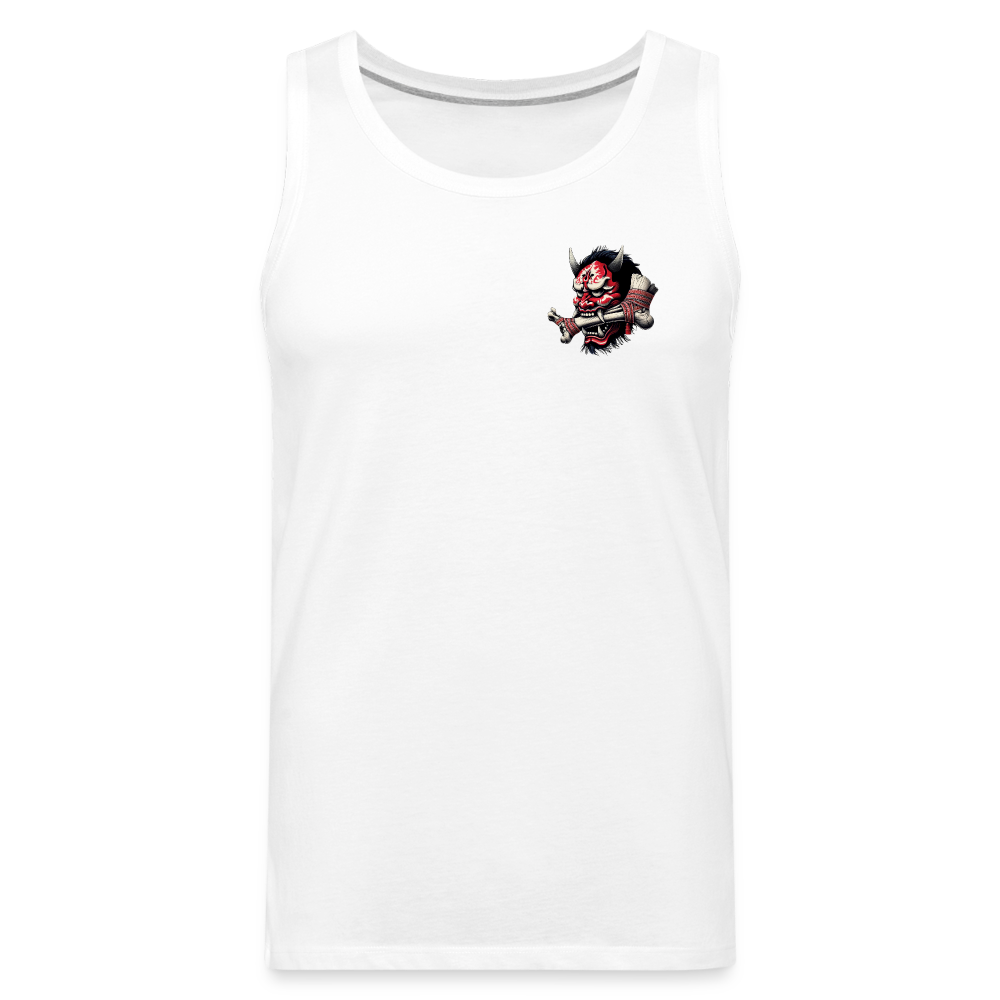 Leg Kick Society Tank - white
