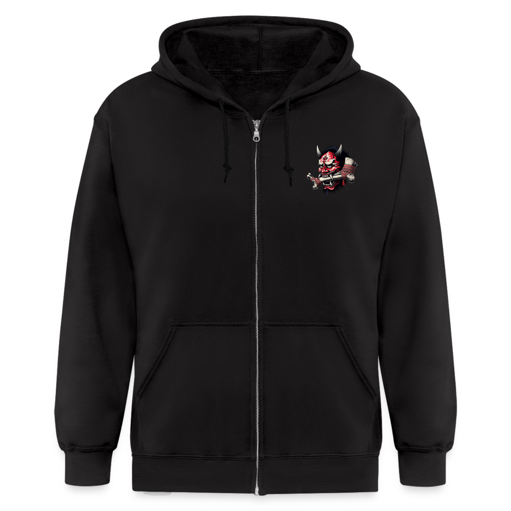 Leg Kick Society  Zip Hoodie - black