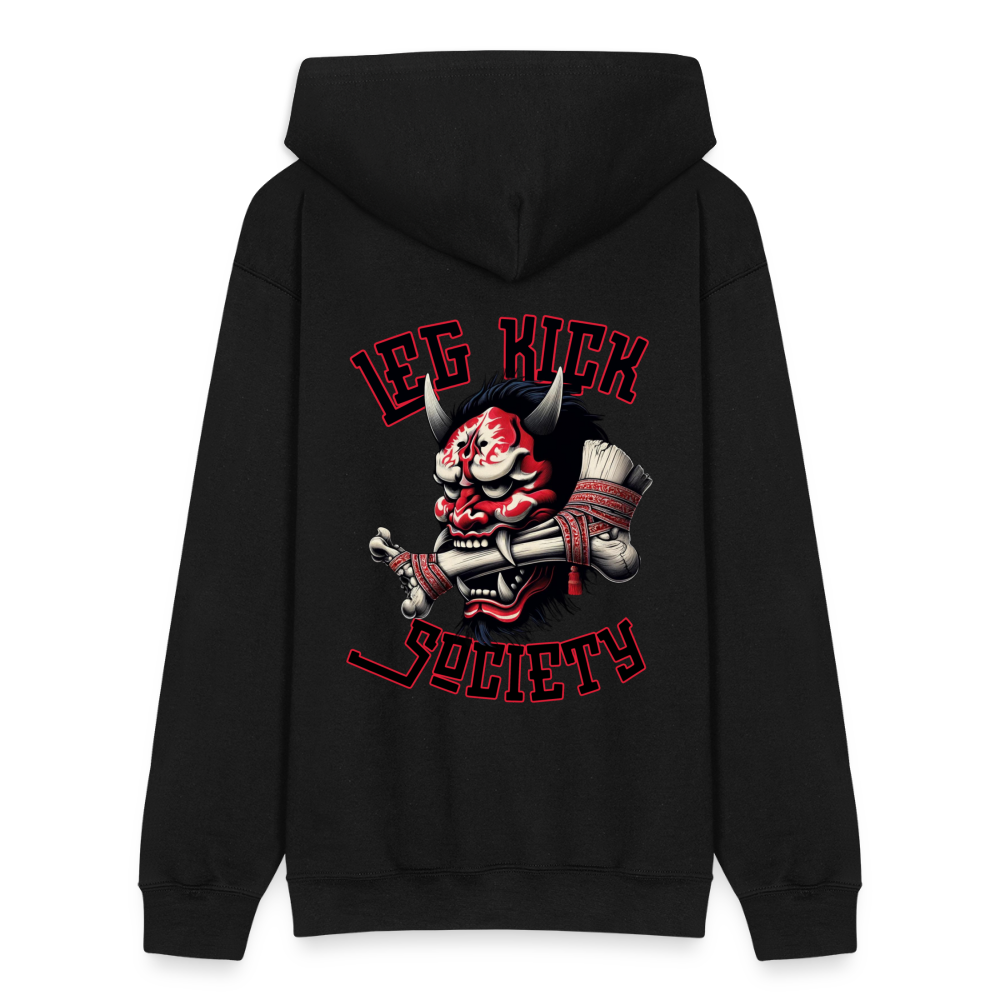 Leg Kick Society  Zip Hoodie - black