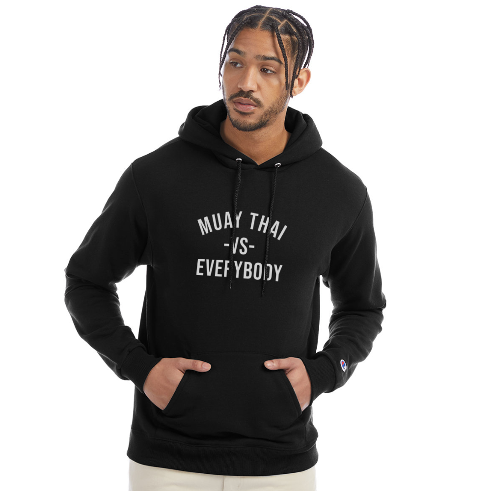 Muay Thai Vs. Everybody Champion Hoodie - black